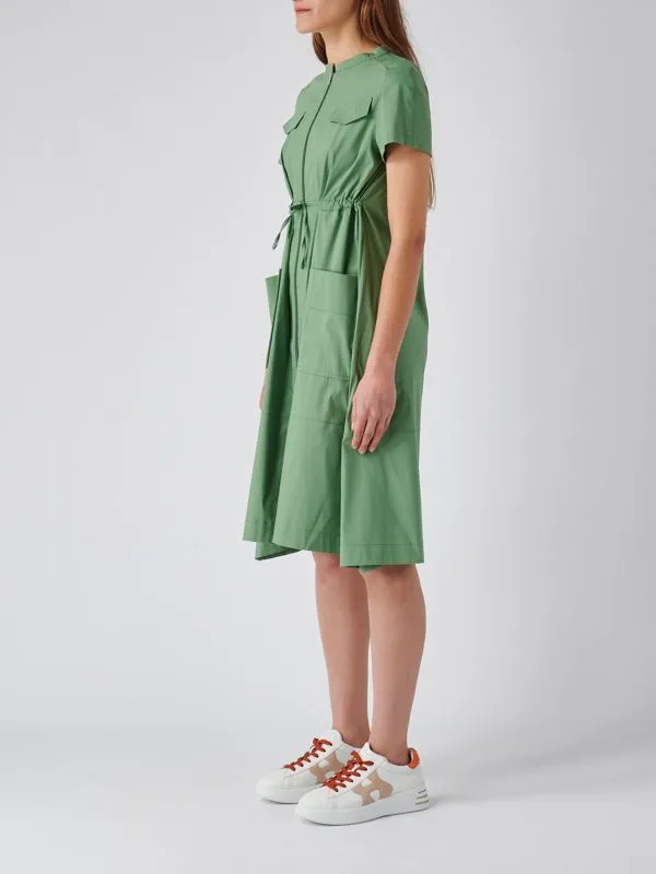 Abito donna Gran Sasso in misto cotone stretch Verde