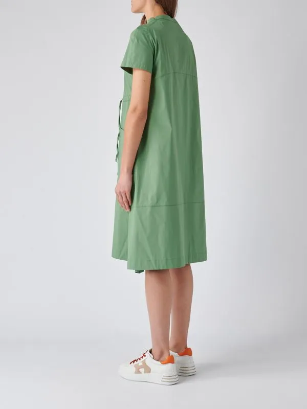 Abito donna Gran Sasso in misto cotone stretch Verde