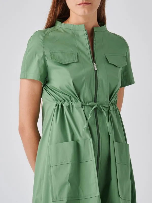 Abito donna Gran Sasso in misto cotone stretch Verde