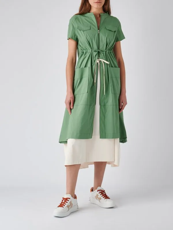 Abito donna Gran Sasso in misto cotone stretch Verde