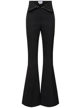 Alexander McQueen Pantaloni a vita alta in lana 