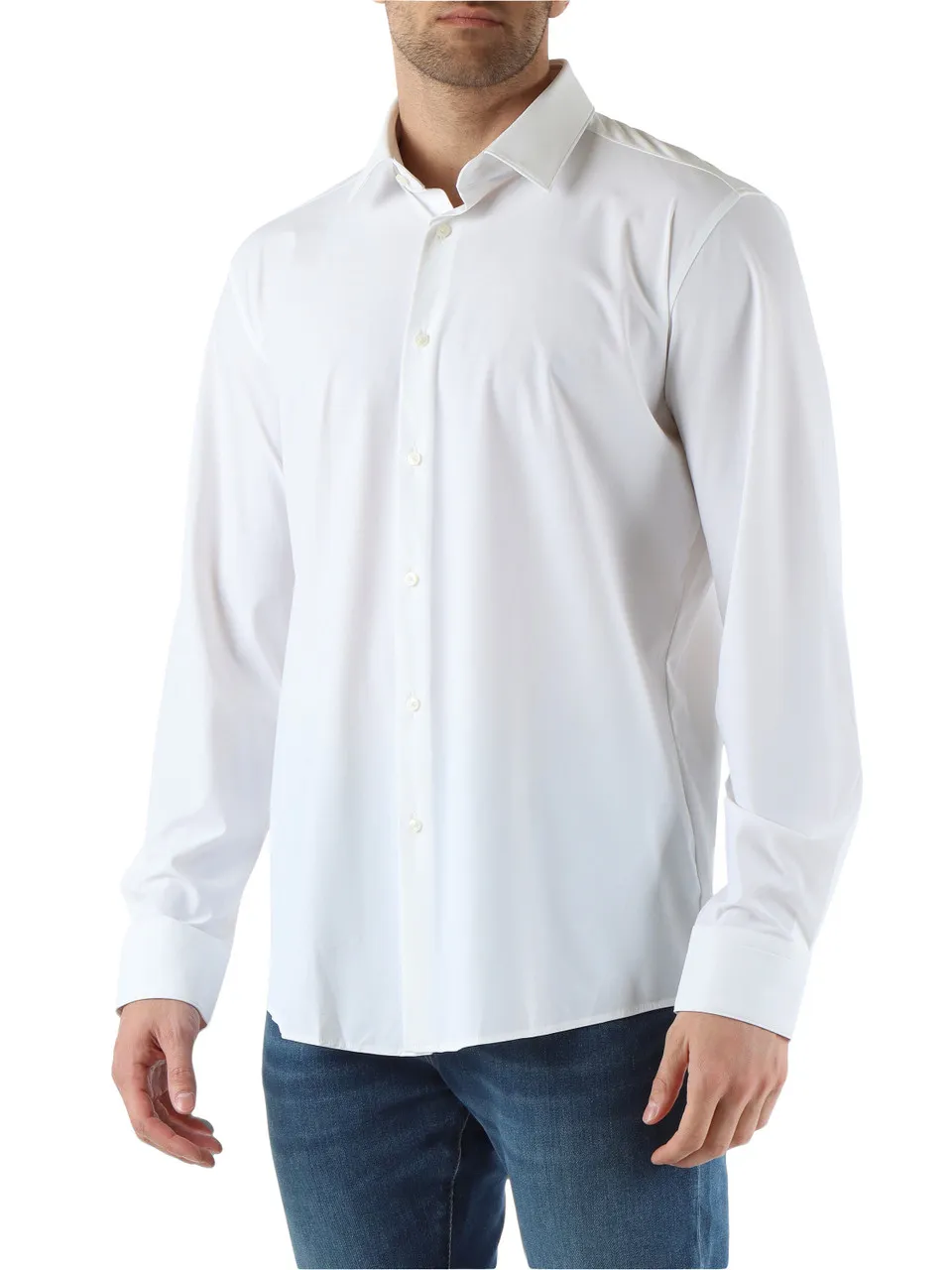 Camicia Performance Slim fit in tessuto stretch