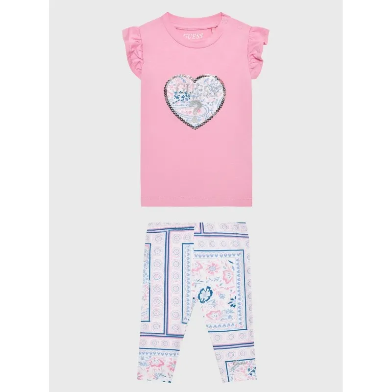 COMPLETO T-SHIRT+LEGGINGS PER BAMBINI GUESS