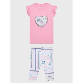 COMPLETO T-SHIRT+LEGGINGS PER BAMBINI GUESS