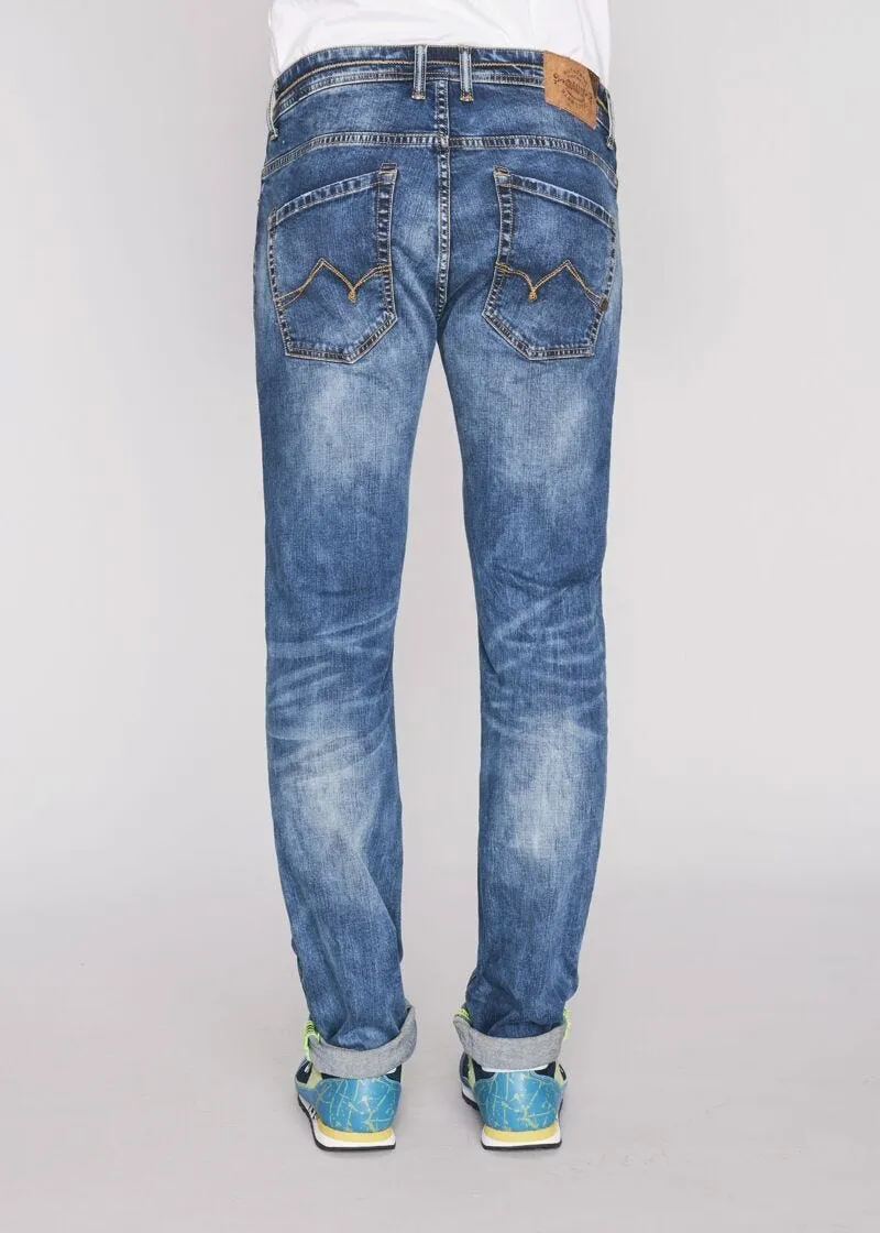 Jeans aderenti in denim stretch