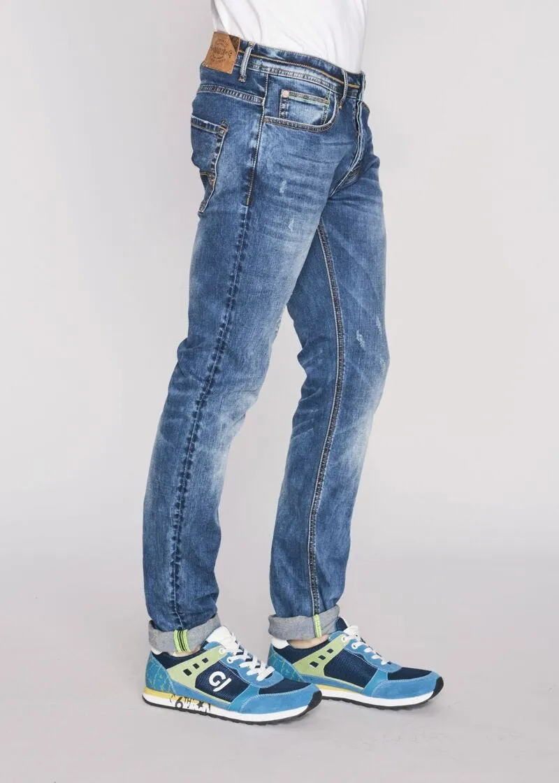 Jeans aderenti in denim stretch