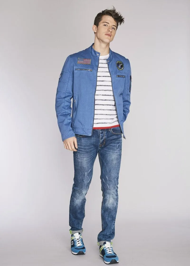 Jeans aderenti in denim stretch