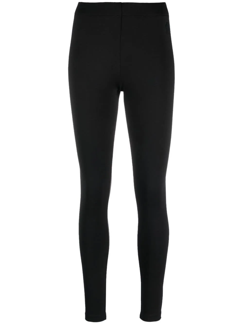 Leggings a vita alta in nero - donna