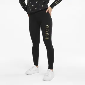 LEGGINGS PUMA   L    51 NERO-ORO