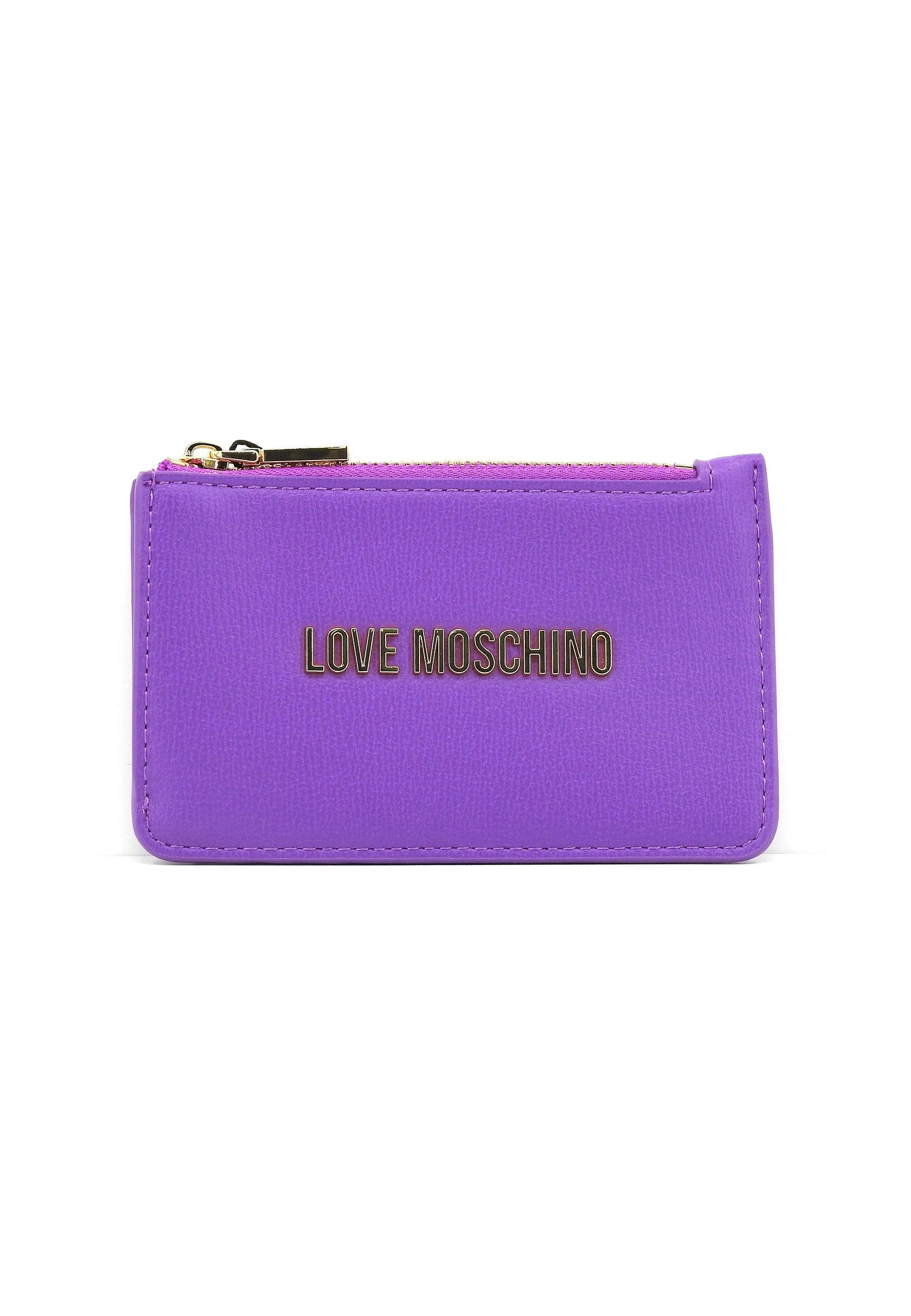 LOVE MOSCHINO Portafoglio Portacarte Donna Viola JC5614PP1ILD0650