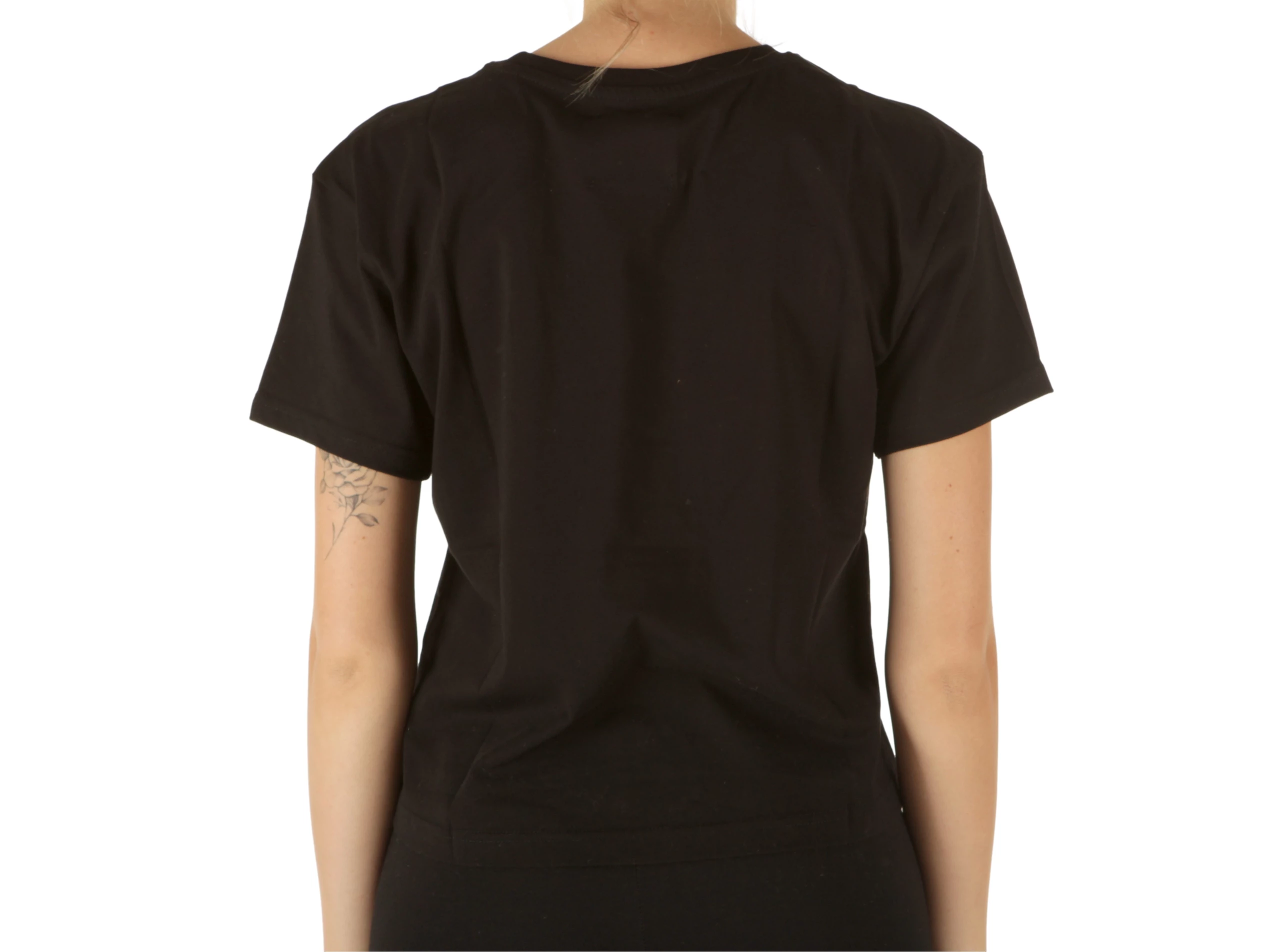 Maglia Corta Donna In Jersey Nero