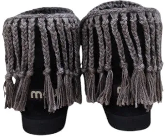 Mou Stivali Con Frange fw101063a Eskimo 18 Wool Braids