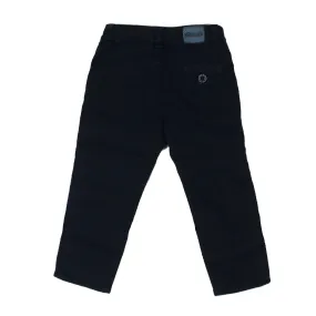 Pantalone Baby Blu Navy In Tessuto Intrecciato