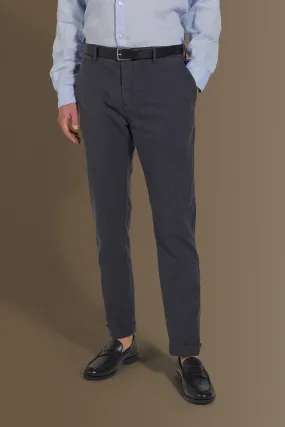 Pantalone chino uomo costruzione twill elasticizzato