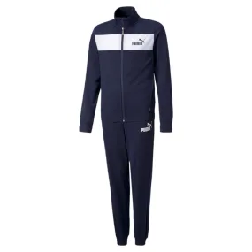 PUMA - TUTA Poly Suit cl B - Blu/Bianco - 589371-06