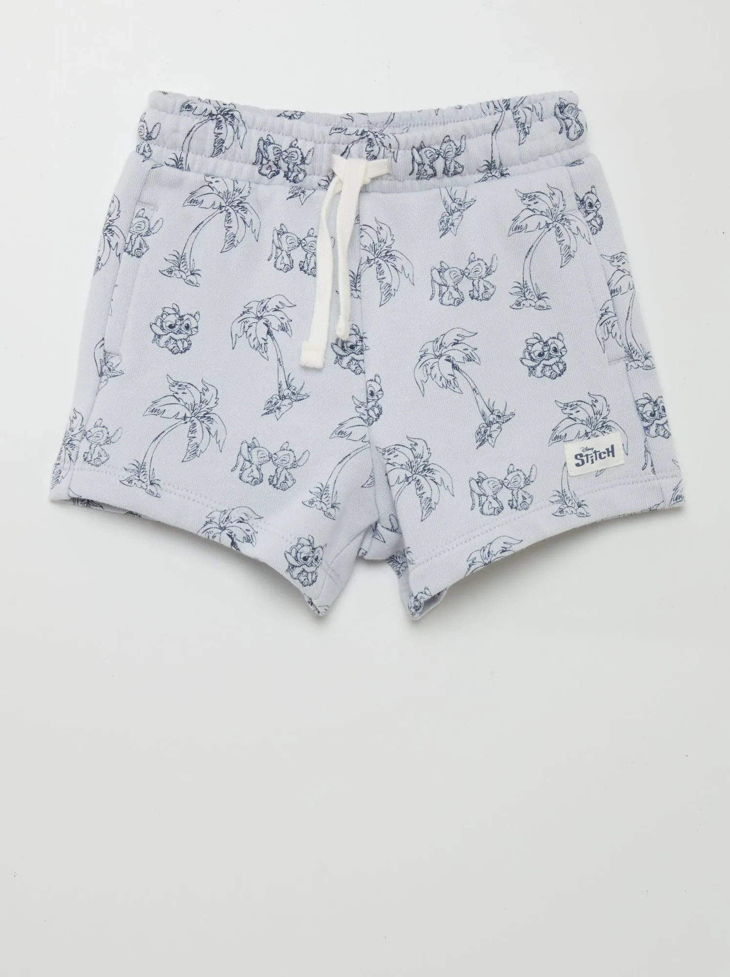 Shorts con stampa 'Stitch' all over - BLU