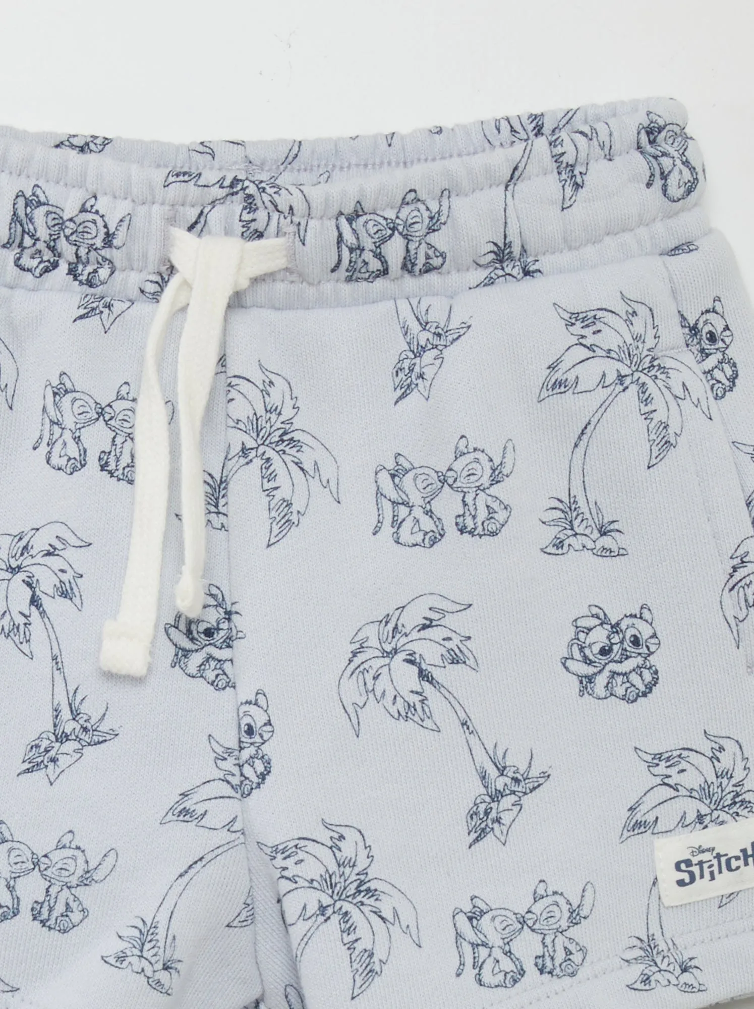 Shorts con stampa 'Stitch' all over - BLU