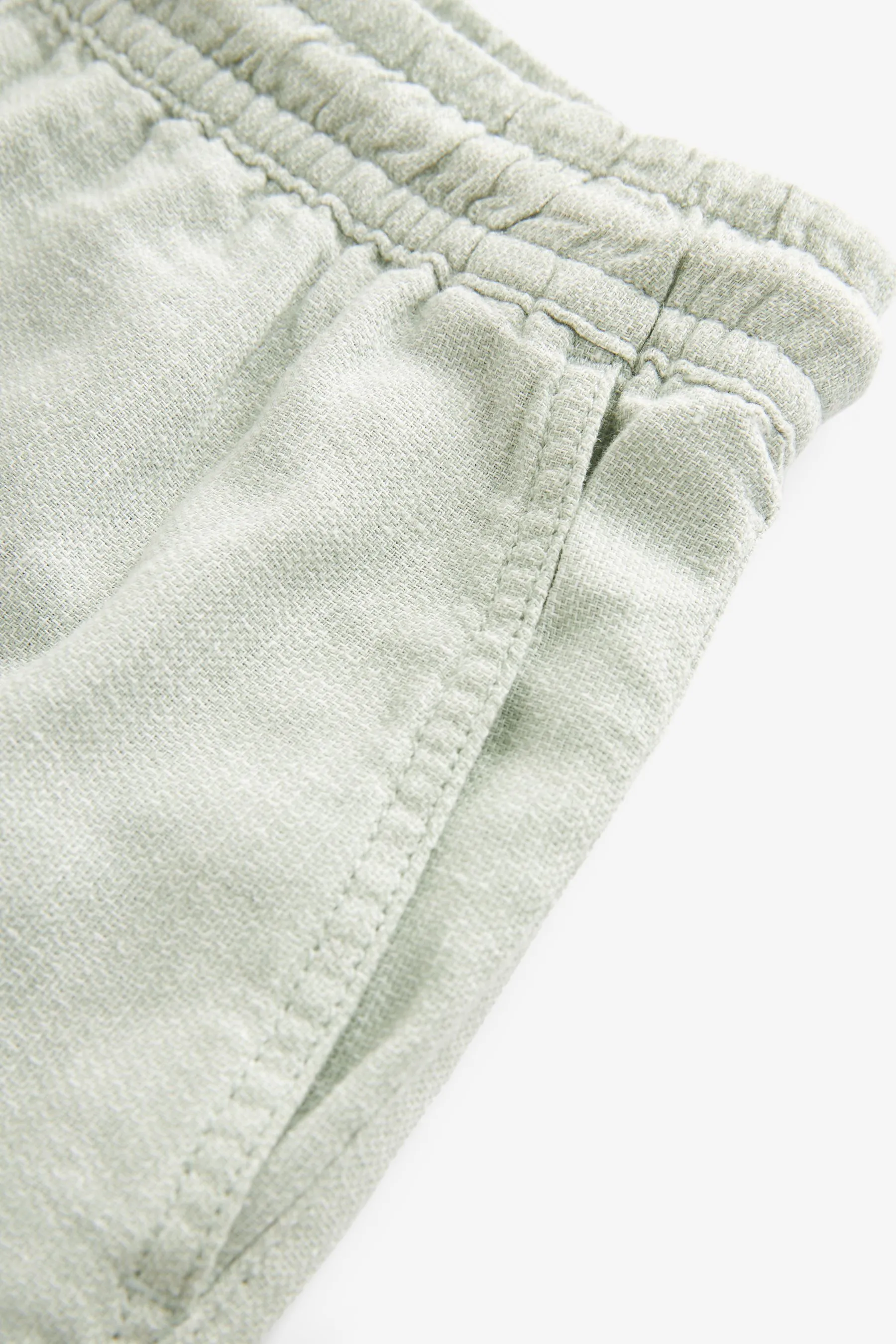 Shorts in lino e cotone