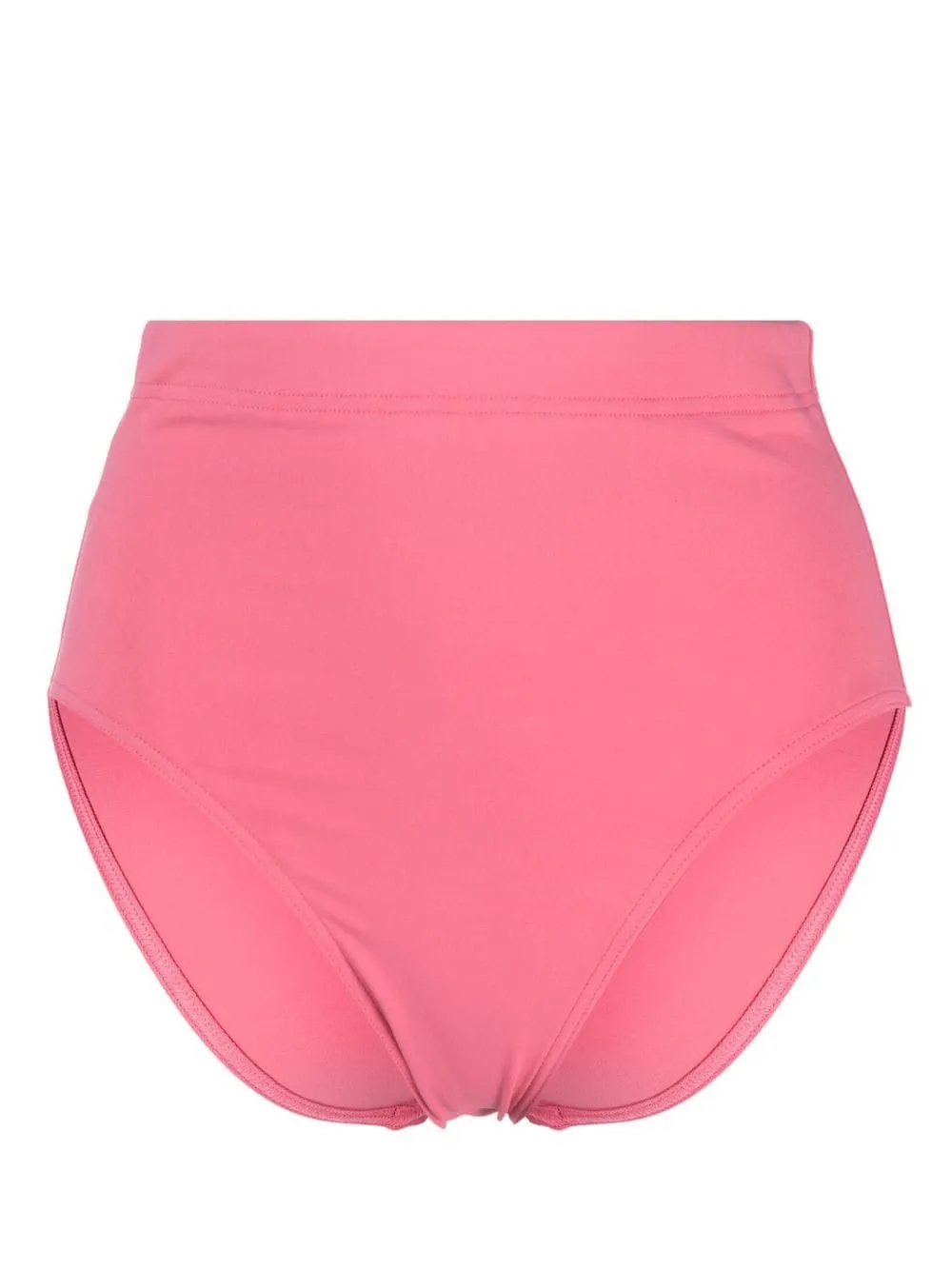 Slip bikini a vita alta in rosa - donna