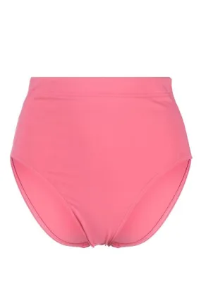 Slip bikini a vita alta in rosa - donna