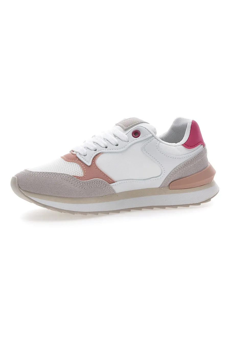 Sneakers Bianche con Lacci da Donna Me & Me 815