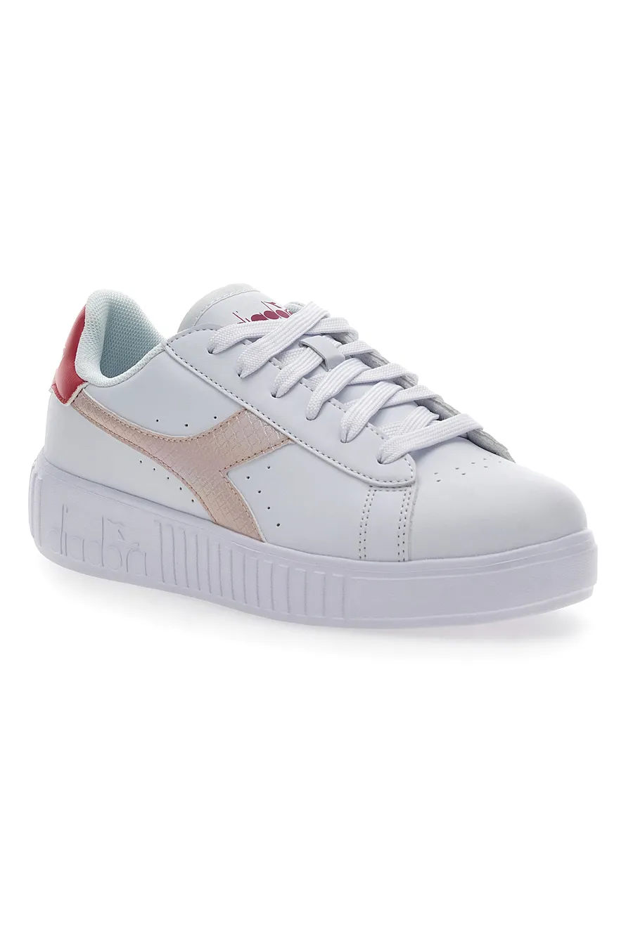 Sneakers con Lacci Bianche Diadora Game Step GS Glazed