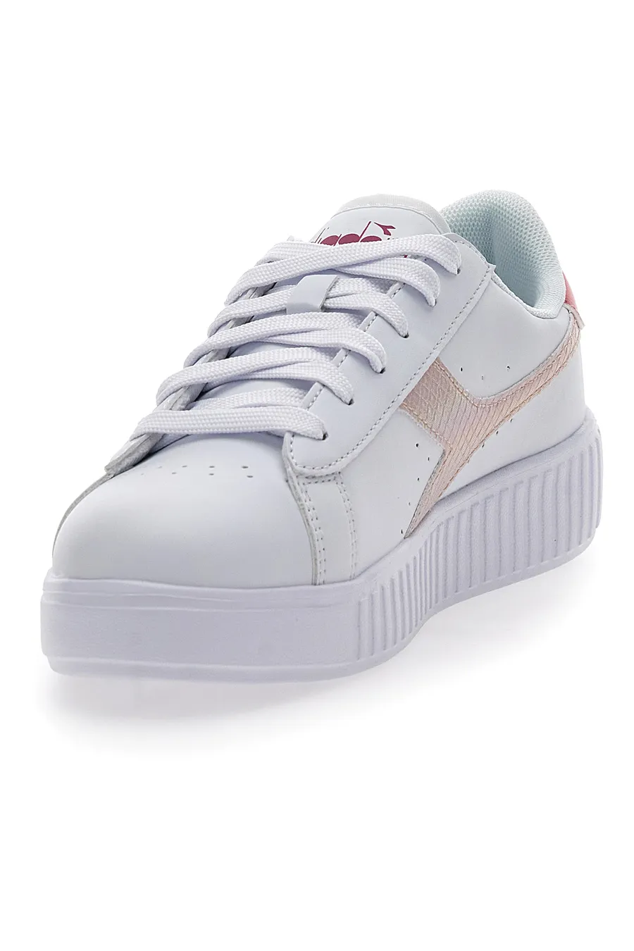 Sneakers con Lacci Bianche Diadora Game Step GS Glazed