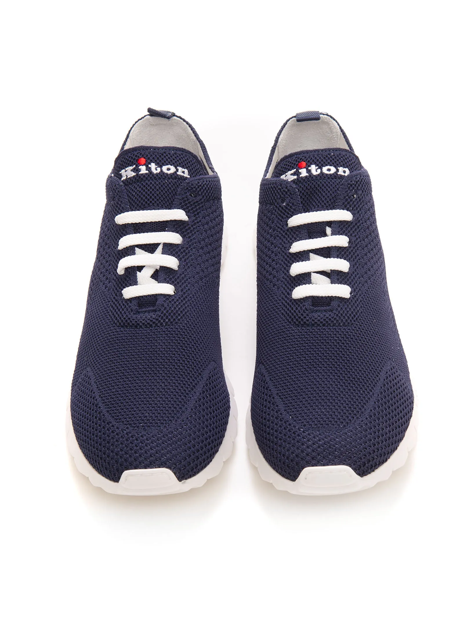 Sneakers con lacci Blu Kiton Uomo