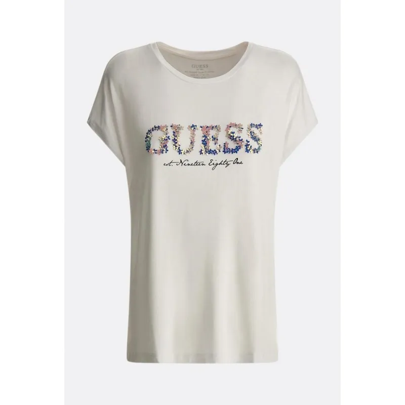 T-SHIRT LOGO FRONTALE DA DONNA GUESS