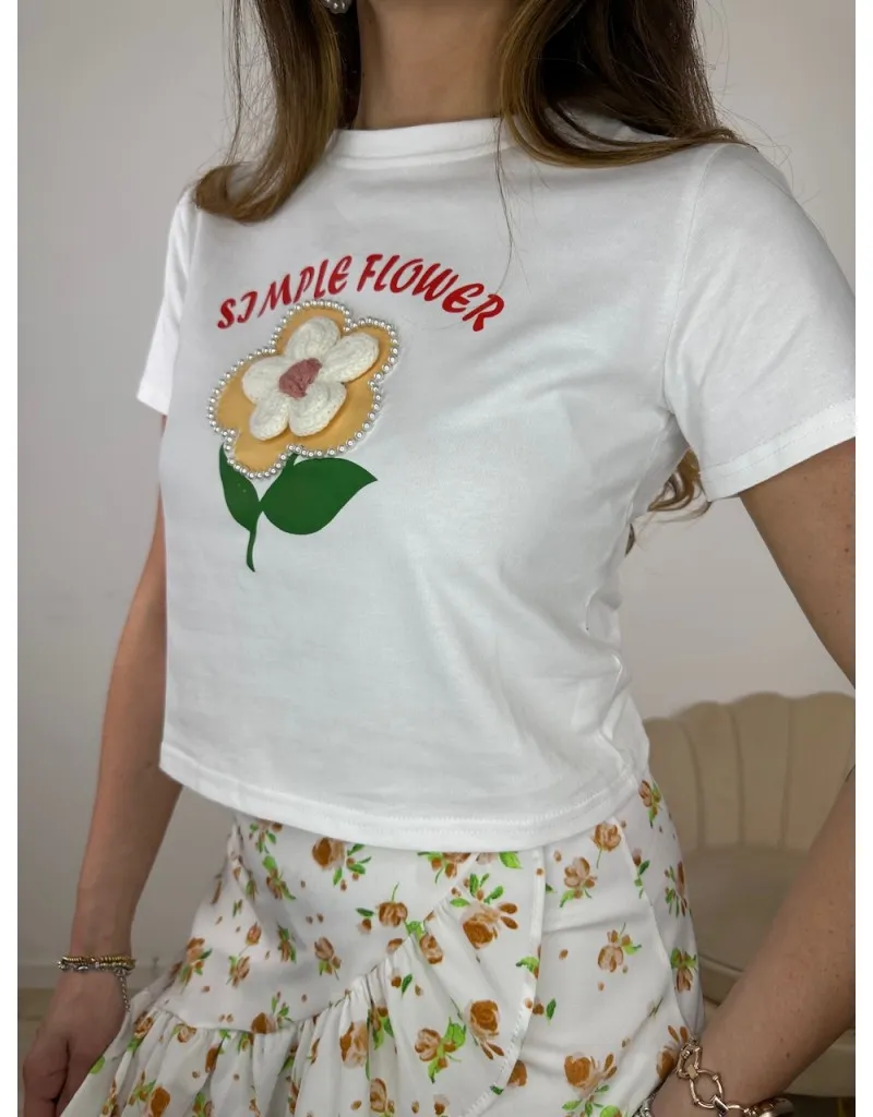 T-SHIRT SIMPLE FLOWER