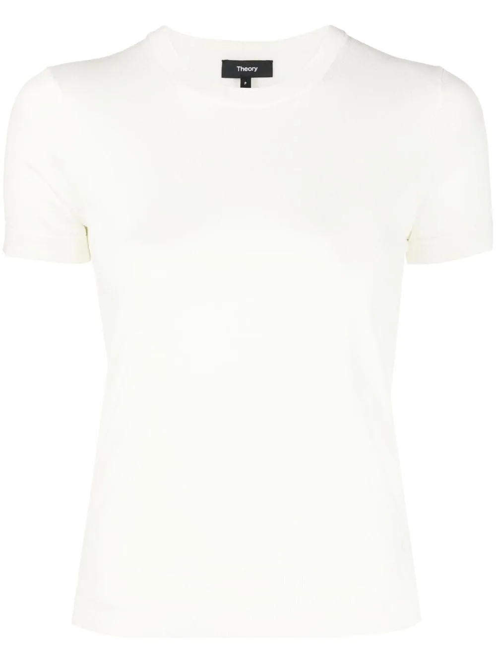 Top in maglia fine in bianco - THEORY -  donna