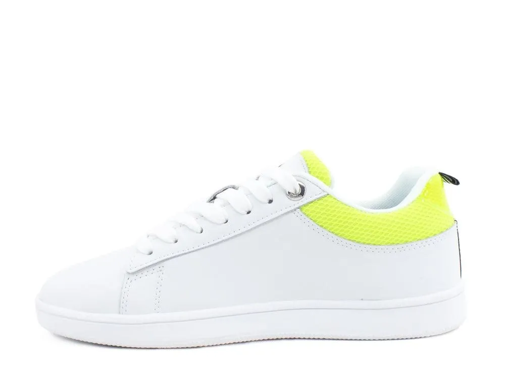 VESPA Festival Sneakers White Yellow Fluo V00013-414-1032