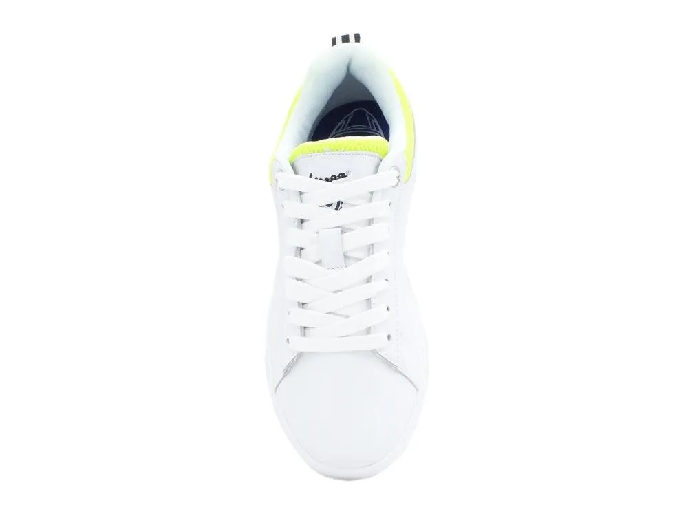 VESPA Festival Sneakers White Yellow Fluo V00013-414-1032